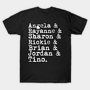 My so called life list of names T-Shirt